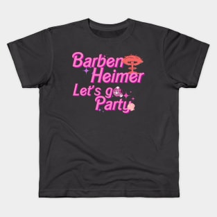 Barbenheimer Let's Go Party Kids T-Shirt